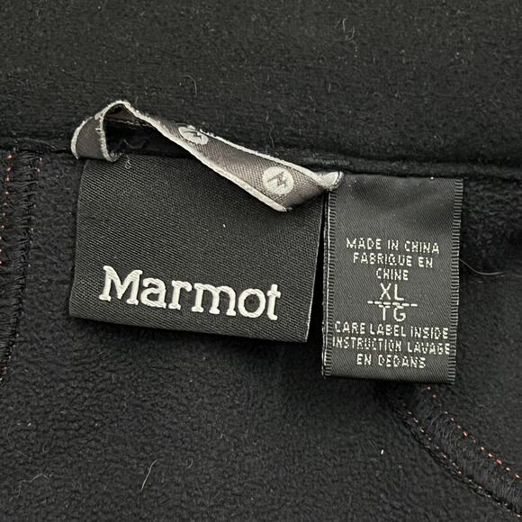 Marmot Gravity Softshell Jacket Men's XL Red Gray Fleece Lined Stretch Full Zip - Picture 11 of 15